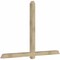 Ekena Millwork Eugene Rough Sawn Timber Gable Bracket, Douglas Fir, 84"W x 56"H x 4"D x 4"F, 16/12 Pitch GBW084X56X0404EUG00RDF - alternate 2